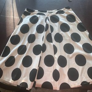 Cute polka dot skirt!